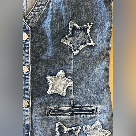 Altar'd State Val Star Denim Vest - Picture 7 of 11